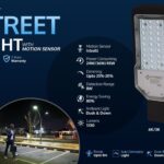 Motion Sensor Street Light | 24W | 45mm | Lense | Aluminium Body